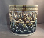 Cylinder Vase w/cutout 